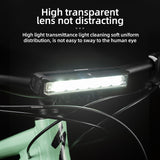 OFFBONDAGE Bicycle Front Bike Light Waterproof Flashlight USB Charging MTB Road Cycg Lamp Accessories