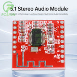 Bluetooth Audio Receiver Dc3V-5V 5.1 Lossless Decoder Board Wireless Stereo Music Module Td5161A