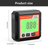Digital Meter Electronic Protractor Incometer With Magnetic Base LCD Precision Level Box Angle Finder Gauge