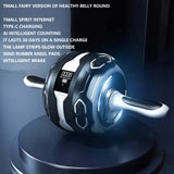 Abdominal Roller Exercise Wheel Fitness Equipment Mute Roller For Arms Back Belly Core Trainer Body Shape With Free Knee Pad