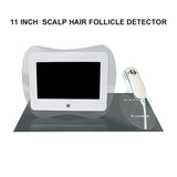 11Inch LCD Skin Scalp Hair Analyzer Detector Digital Microscope Magnifier Skin Hair Blackhead Follicle Scalp Detector 200X