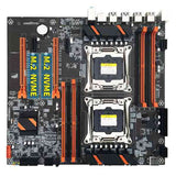 X99 Dual CPU LGA2011 Support DDR4 ECC Memory Motherboard PCB With 2XE5 2620 V3 CPU+2Xthermal Pad