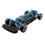 1/10 TT02 KIT Complete Modification, Carbon Brazed Chassis, Metal Accessories Frame, DIY Upgrade