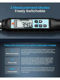 1/2" 3/8" Digital Professional Adjustable Wrench Data Save Bike Car Bicycle Repair Torque Tool Key