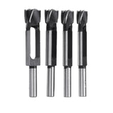 4 Pcs/Set Tenon Dowel Cutter Maker Tapered Snug Plug Cutters 8Mm 10Mm 12Mm 15Mm Cork Drill