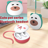 Cute Cartoon Bluetooth Earbuds 5.0 Wireless Headphone Mini HIFI Headset In-Ear Touch Control Headphones With Microphone