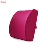 Memory Foam Car Seat Waist Cushion Lumbar Support Back Massager Waist Cushion Pillow Car Seat Home Pillows Can Relieve Pain