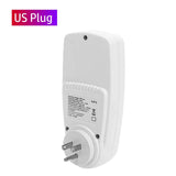 AC110V-250V Intelligent Bilg LCD Digital Power Metering EU UK AU US Plug Electricity Measuring Socket