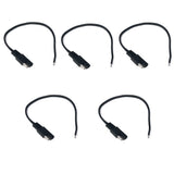 5pcs Power Automotive Extension 18AWG 300mm Plug Wire SAE Cable for Solar Battery, Car Battery