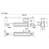 200KG Servo side-to-side control system deviation correction utomatic deviation correction Photoelectric infrared line machine