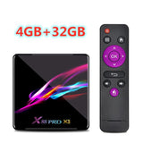 X88 PRO X3 Smart TV BOX Android 9.0 4GB RAM 64GB ROM Amlogic S905X3 Quad Core 2.4G/5G Wifi BT4.1 8K Media player Set Top Box