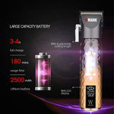 2024WMARK NG-2045 Trimmer High Speed Professional Rechargeable Cord & Cordless Hair Clipper with LED Display