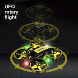 Mini Luminous Drone Christmas Children's Gift Assembly Flying Model Toy For Kids Teens Adults