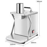 Commercial Electric Vegetable Cuber Carrot Grain Fruit Potato Onion Rings Particle Dicer 5mm 8mm 10mm 12mm