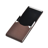 CRUSHER Portable Fashion Cigarette Case Magnetic Buckle Flip Cover PU Cigar for Lighter Card Storage Box Smoking Accessories
