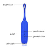 Electric Sonic Silicone Toothbrush Automatic Soft Bristles Do Not Hurt Gums Household Portable Rechargeable