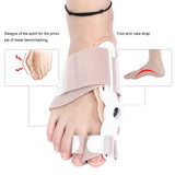 Bunion Hallux Valgus Corrector Elastic Toe Correction Splint Support Brace Adjuster Care Suitable For Both Left Right Foot