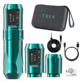 T-Rex Wireless Tattoo Machine Rotaty Battery Pen With Portable Power Pack 2400mAh LCD Digital Display For Body Art Makeup