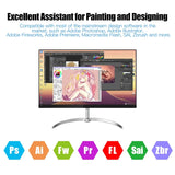 10x6" Professional Graphics Drawing Tablet 12 Express Keys 8192 Levels Battery-Free Stylus/8pcs Nibs/Pen Clip Support PC/Laptop
