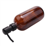 18 Oz Hand Glass Stainless Steel Push-Type Dispensing Bottle Soap Dispenser