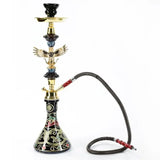 CRUSHER Arab Grass Hookah Set with Single Hose Tobacco Bowl Cigarette Holder Narguile Complete Smoking Pipe Accessories