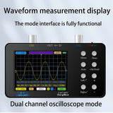 50M Sampg Rate 10M Analogue Bandwidth 6A Current Waveform Measurement Dual-channel Oscilloscope Multiple Modes