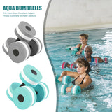 2pcs Water Aerobics Aquatic Barbell - Aqua Fitness Pool Swimming Exercise Board Buoyancy Rod Dumbbell