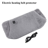 1 Pairs Winter USB Electric Heating for Women Men Comfortable Plush Foot Warmer Washable Heated Shoes Indoor Outdoor