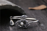 Pure Anemone And Pearl Shell Bracelet