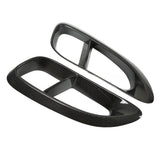 Side Vent Trim Exterior Accessories UV Resistant Scratch Protection Lightweight Side Air Vent Decoration Carbon Fiber for Auto