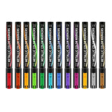 DSPIAE A Colors Super Metallic Marker Brush Pen - Environment-Friendly Water-Based Soft Head, 12 Pcs/set with Box-8.