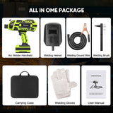 Upgraded Welding hine 110V Handheld with IGBT Inverter 6 Variable Current Adjustment, Portable ARC Welder Gun