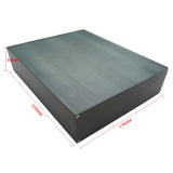 Aluminum Cooling Box Circuit Board Project Electronic Black Cooling Case 220X178X50MM For Data Board Power Supply Units