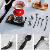 Coffee Cleaning Set,Coffee Brush Back Flush Insert Metal Bd Filter 58 mmfor Espresso hine