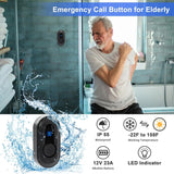 Caregiver Pager Wireless Calg System Vibration Sound Alarm for Hospital Nursing For Cic Dentist Service Cafe Bar