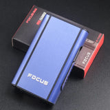CRUSHER Automatic Case Ejection Holder Male Gadgets Windprooluminium Alloy Boxes Fashion Cigarette Box
