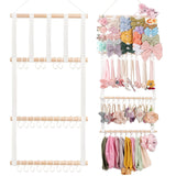 Bows Holder For Girls, Baby Headbands Hair Accessories Kids Room Organizer And Storage