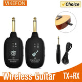 A8 Guitar Wireless System Transmitter Receiver Built-in Built- in Rechargeable wireless guitar transmitter