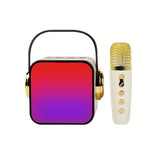 Karaoke Machine For Kids Adults With Mini Microphone Set Portable BT Speaker With Wireless Mic For Home Party Birthday