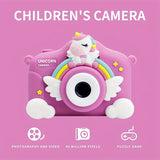 Camera Pink Pony Mini Digital Small Camera Toy HD Can Take Pictures Can Record