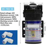 24V 50G Household Booster Diaphragm Pump For Reverse Osmosis Water Purifier
