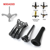 Portable Foldable Tripod Stand Non-slip Wind Instrument Accessories suitable for Holder Clarinet Trumpet Flute Oboe Saxophone