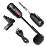 Saxophone Microphone Handheld UHF Mic for Voice Amplifier Trumpet Clarinets