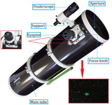 Sky-Watcher Explorer-250PDS (250/1200MM)  Newtonian Reflectors Dual-Speed Parabolic Astronomical Telescope OTA Main Mirror