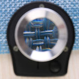 30X Scale Desktop Magnifier with 3 LED Mini Handheld Illuminated Magnifying Dual Optical Glass Jeweler Loupe