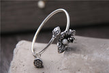 Pure Anemone And Pearl Shell Bracelet