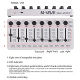 M-VAVE SMC-Mixer Wireless MIDI Mixing Console BT Connection USB Controller Mixer for Most Electroacoustic Instruments