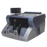 8810C rechargeable banknote counter with rotating display screen for checking multiple currencies, detecting US dollars and euros