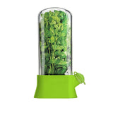 Refrigerator Herb Crisper Saver Pod Container Vegetable Preserving Bottle Keep Herb/Cilantro/Mint/Parsley/Asparagus Fresh Green