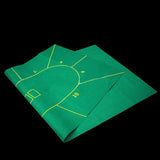 180*90cm Texas Hold'em Poker Tablecloth 10 Players Poker Mat Layouts Table Cloth